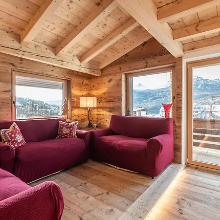 Casa Poligrafica 2, Panoramic Mountain And Town View Cortina d'Ampezzo